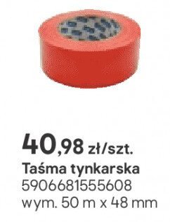 Taśma tynkarska promocja w Castorama