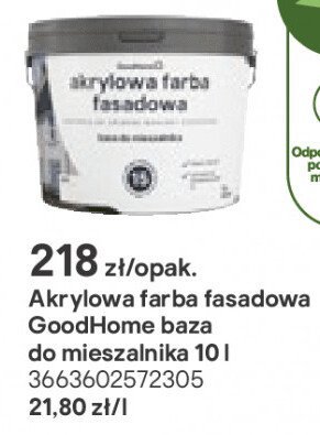 Farba akrylowa fasadowa baza do mieszalnika 10 l promocja w Castorama