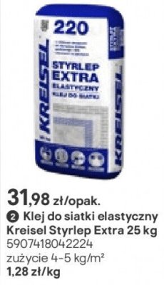 Klej do siatki elastyczny Styrelp Extra 25 kg promocja w Castorama