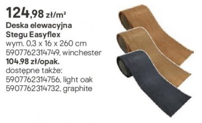 Deska elewacyjna Stegu Easyflex / m2 promocja w Castorama