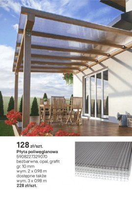 Płyta poliwęglanowa, 1 szt. promocja w Castorama