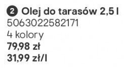olej do tarasów 2,5 l promocja w Castorama