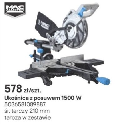 ukośnica z posuwem 1500 W promocja w Castorama