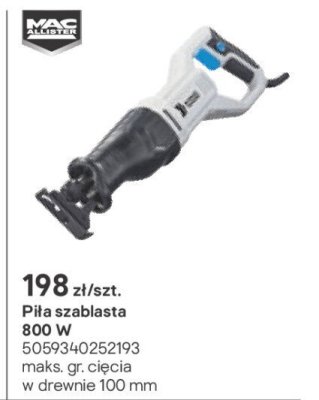 piła szablasta 800 W promocja w Castorama