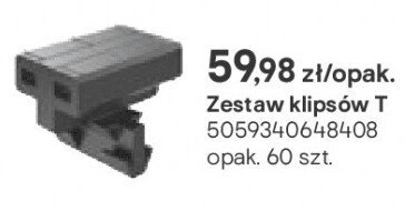Zestaw klipsów T promocja w Castorama
