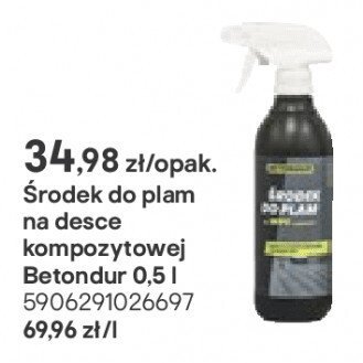 Środek do plam na desce kompozytowej promocja w Castorama