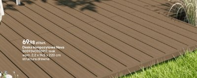 Deska kompozytowa Neva promocja w Castorama