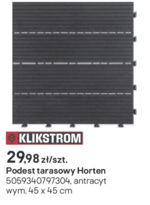 Podest tarasowy Horten antracyt promocja w Castorama