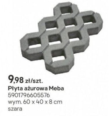 Płyta ażurowa Meba promocja w Castorama