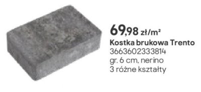 Kostka brukowa Trento promocja w Castorama