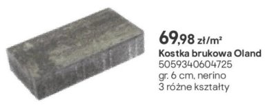 Kostka brukowa Oland promocja w Castorama