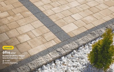 Kostka brukowa Napoli promocja w Castorama