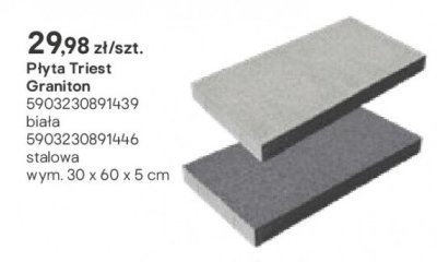 Płyta Triest Graniton stalowo promocja w Castorama