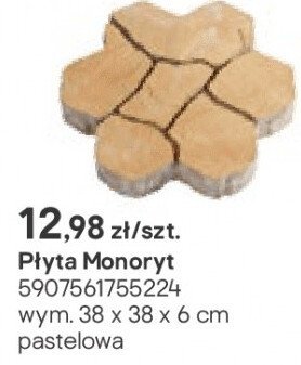 Płyta Monoryt pastelowa promocja w Castorama