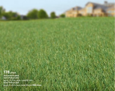 Sztuczna trawa promocja w Castorama