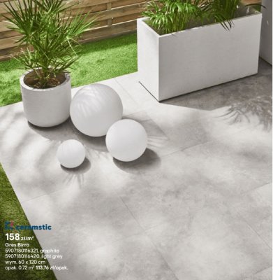 Gres Birro light grey promocja w Castorama