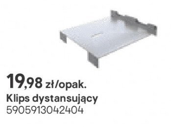 Klips dystansujący promocja w Castorama