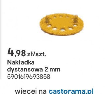Nakładka dystansowa 2 mm promocja w Castorama