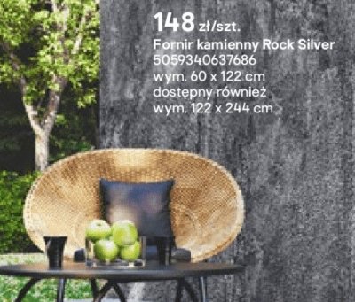 Fornir kamienny Rock Silver promocja w Castorama