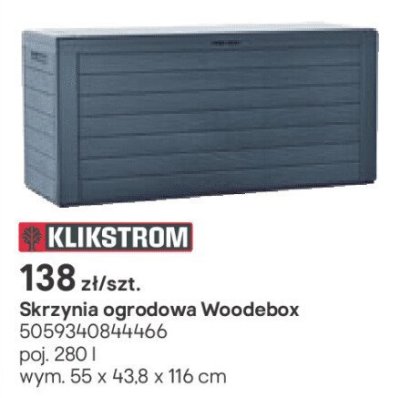 Skrzynia ogrodowa Woodebox promocja w Castorama