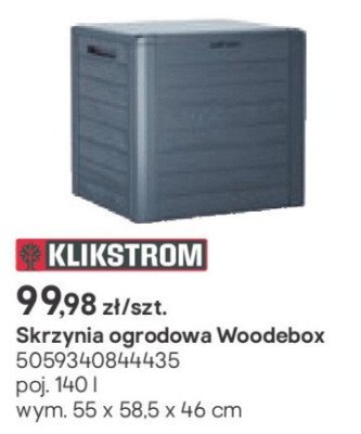 Skrzynia ogrodowa Woodebox promocja w Castorama