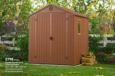 domek Darwin 6 x 6 promocja w Castorama
