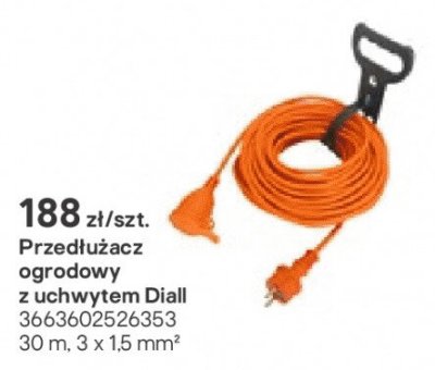 Przedłużacz z uchwytem Diall promocja w Castorama