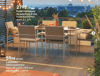 Panel cieniujący do pawilonu Evisa promocja w Castorama