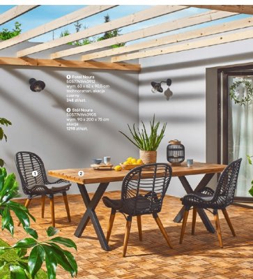 Fotel Noura promocja w Castorama