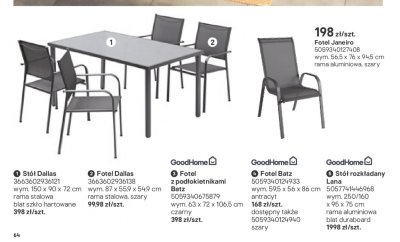 Fotel Dallas promocja w Castorama