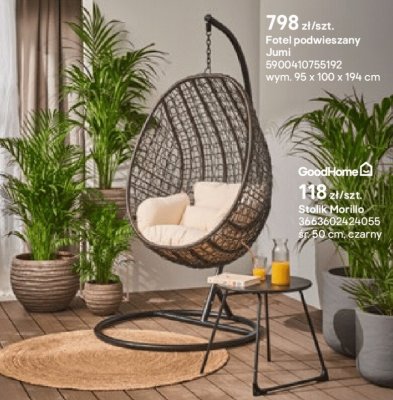 Fotel podwieszany Jumi promocja w Castorama