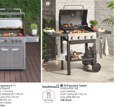 Grill gazowy 4+1 promocja w Castorama