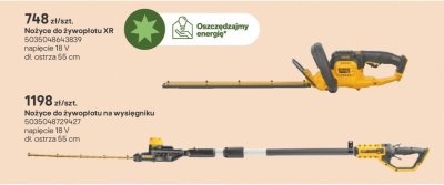 Nożyce do żywopłotu XR promocja w Castorama
