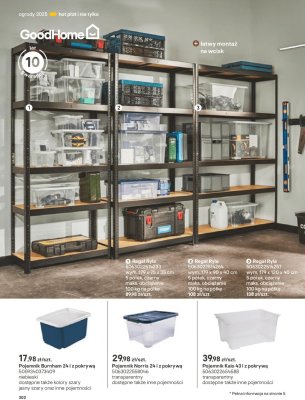 Pojemnik Burnham 24 l z pokrywą promocja w Castorama