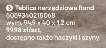 Półka sufitowa Rand promocja w Castorama