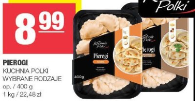 Pierogi Kuchnia Polki wybrane rodzaje promocja w SPAR