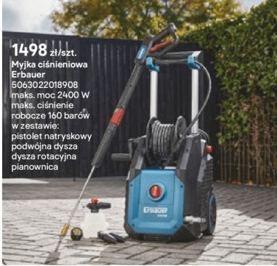 Myjka ciśnieniowa Erbauer 3000W promocja w Castorama