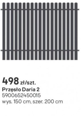 Brama przesuwna Daria 2 promocja w Castorama