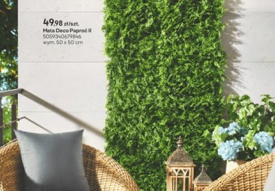 Mata ogrodzeniowa Deco Paproć promocja w Castorama