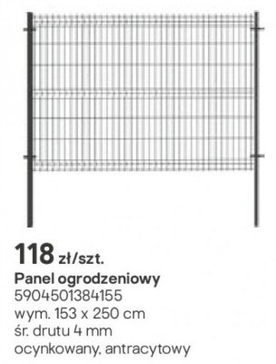 Furtka uniwersalna 150x100 cm promocja w Castorama