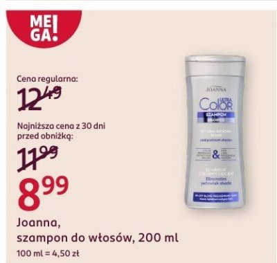 Szampon do włosów strawberry banana & chia seeds + odżywka do włosów strawberry banana & chia seeds Schauma nature moments promocja w Rossmann