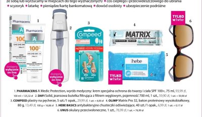 Okulary przeciwsłoneczne promocja w Hebe