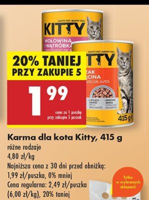 Karma dla kota mini fileciki w sosie cielęcina z warzywami + dziczyzna + wołowina + pstrąg Purina gourmet perle promocja w Biedronka