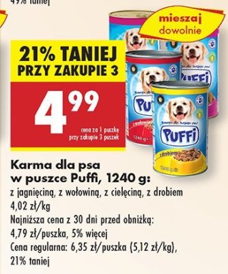 Karma dla psa w galaretce 3 x wołowina + 3 x kurczak + 3 x jagnięcina + 3 x drób Pedigree vital promocja w Biedronka