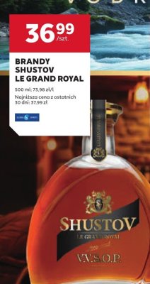 Brandy Shustov Le Grand Royal promocja w Stokrotka