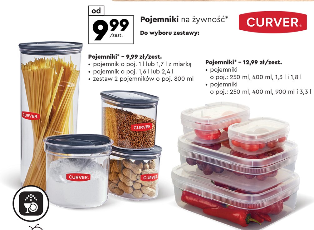 Pojemnik na żywność 800 ml Curver promocja