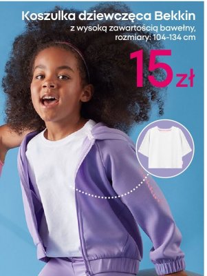 Koszulka dziewczęca barbie 134-170 cm promocja w Pepco