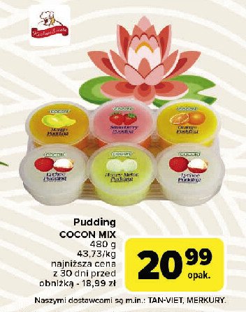 Pudding owocowy pomarańcza Cocon promocja w Carrefour Market