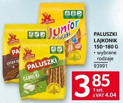 Paluszki łajkonik 180 G Łajkonik promocja w Selgros