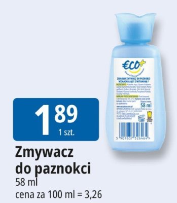 Zmywacz do paznokci Eco+ promocja w Leclerc